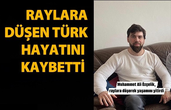 Almanya’da Raylara Düşen KARADENİZLİ Genç Yaşamını Yitirdi