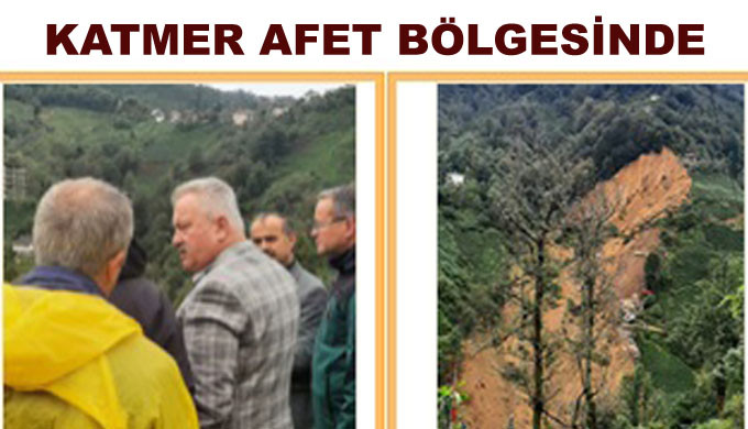 RİZE’DE SAĞANAK YAĞMUR HEYELANA SEBEP OLDU