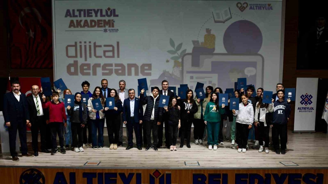 Altıeylül’den öğrencilere akademi dijital dershane