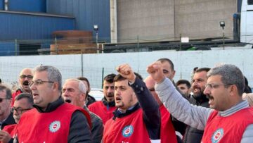 Gesbey işçileri haksız işten çıkarmaları protesto etti